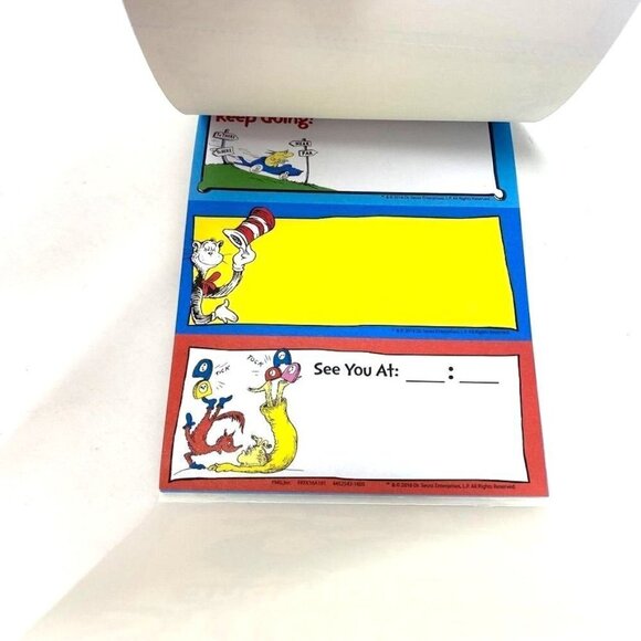 Dr. Seuss Lunch Box Stickers and Notes School Kids Love - Picture 4 of 8